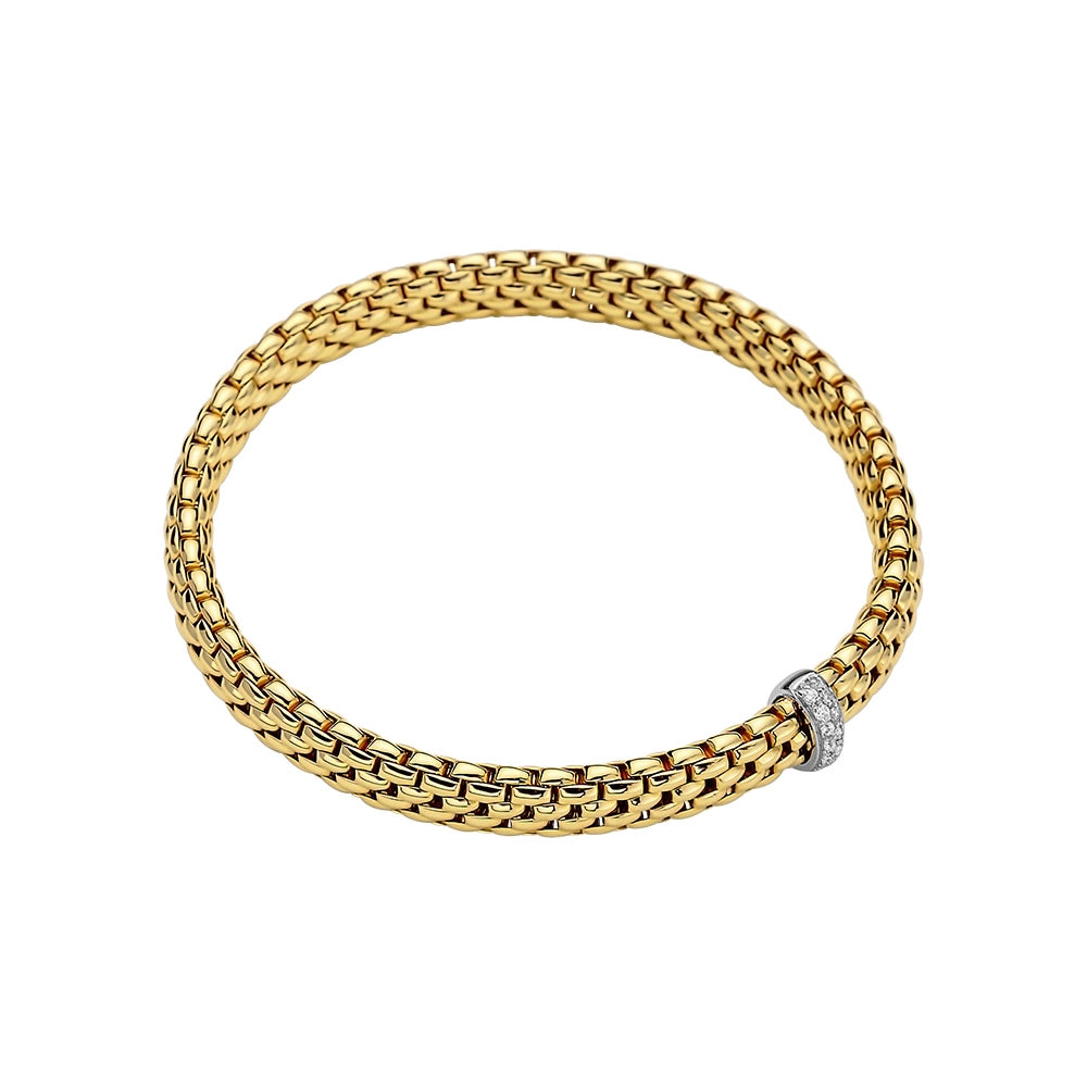 FOPE Bracelets in Yellow Gold containing Diamond 56002BX_BB_G_XBX_00S