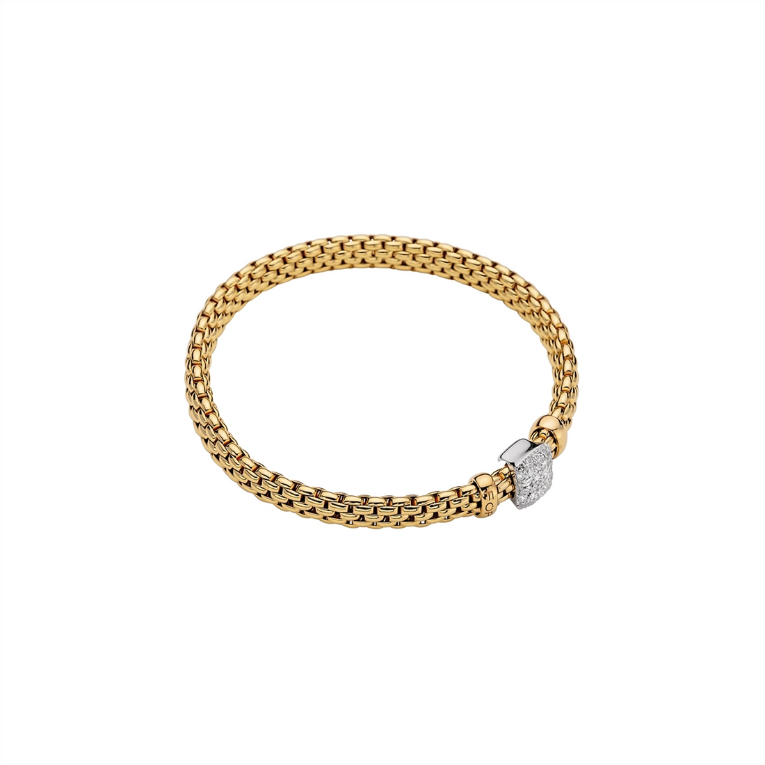 FOPE Bracelets in Mixed Metals containing Diamond 56102BX_PB_G_XBX_00M