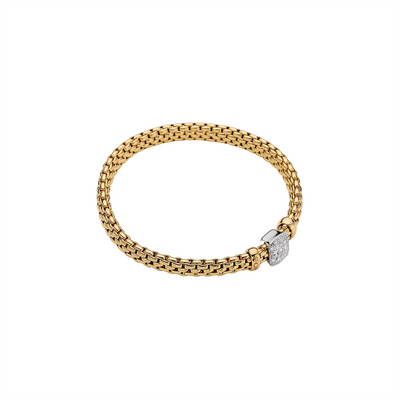 FOPE Bracelets in Mixed Metals containing Diamond 56102BX_PB_G_XBX_00M