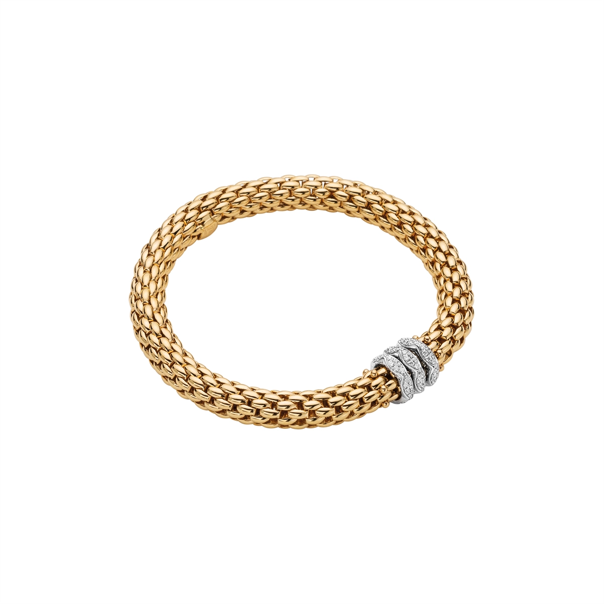 FOPE Bracelets in Yellow Gold containing Diamond 45114BX_PB_G_BBB_00M