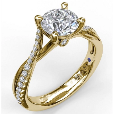 csv_image Fana Engagement Ring in Yellow Gold containing Diamond S3477/YG