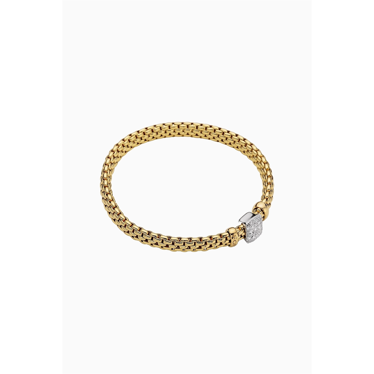 FOPE Bracelets in Mixed Metals containing Diamond 56102BX_PB_G_XBX_00S