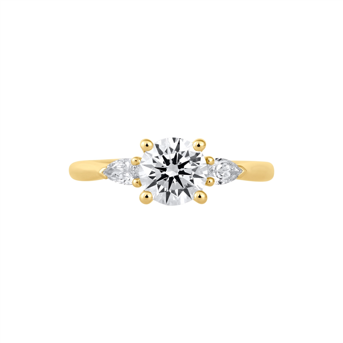 Fana Engagement Rings in Yellow Gold containing Diamond 511477/YG/1CT