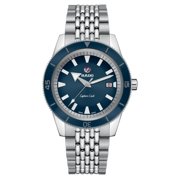 ✨RADO✨ワールドトラベル✨腕時計✨ Rado Captain Cook Watch Stainless Steel Blue Dial 42mm Automatic