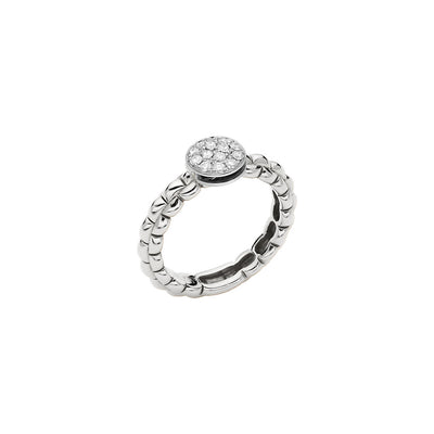 FOPE Rings in White Gold containing Diamond 73601AX_PB_B_XBX_140