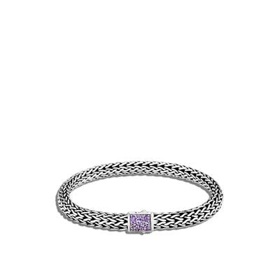 John Hardy Bracelets in Silver containing Amethyst, Other, Multi-gemstone BBS90422RVBLS2AMXUM
