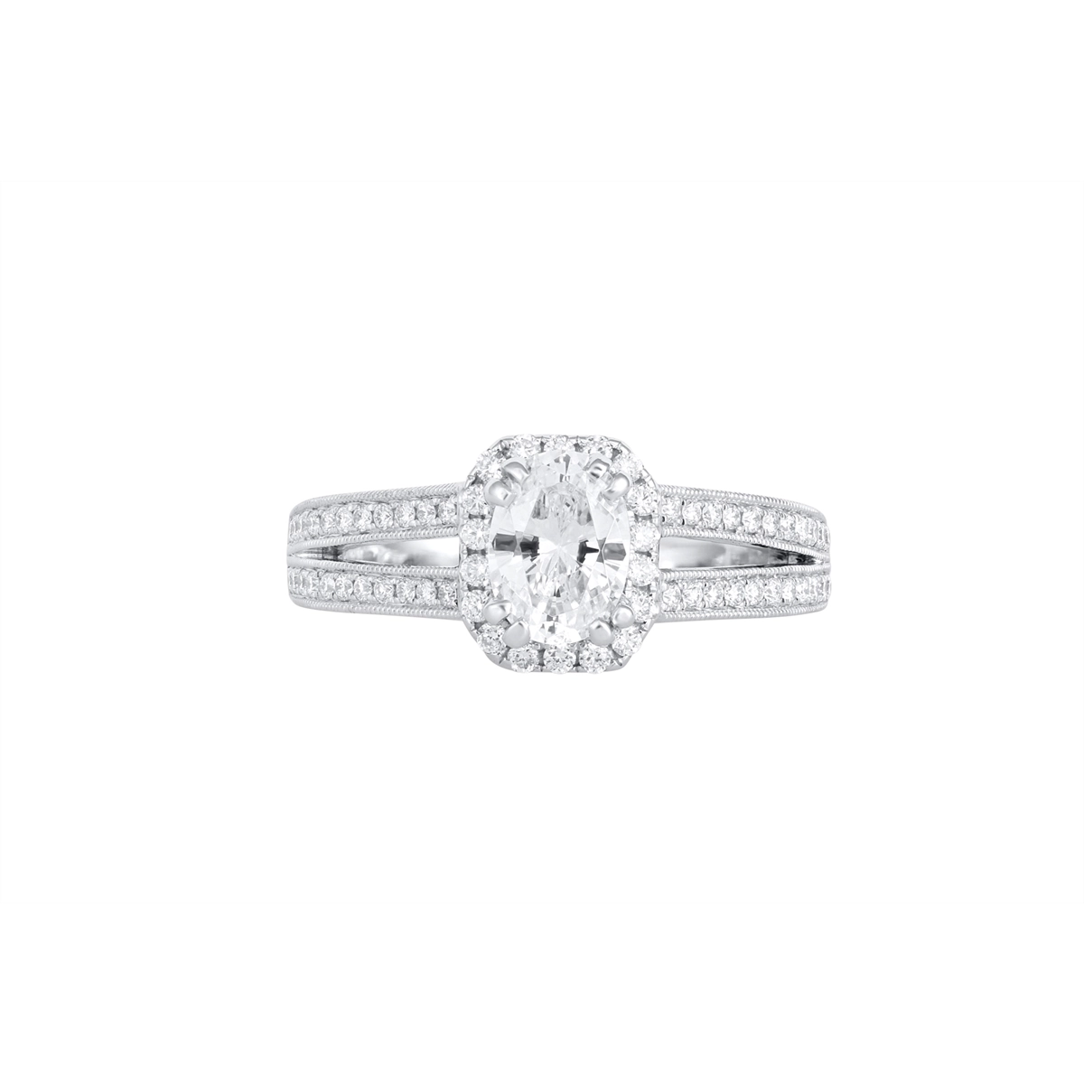 Engagement Collections Engagement Rings in Platinum/Palladium containing Diamond M1825R310-PLAT