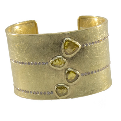 csv_image Todd Reed Bracelet in Yellow Gold containing Multi-gemstone, Diamond TRDB430-GOLD
