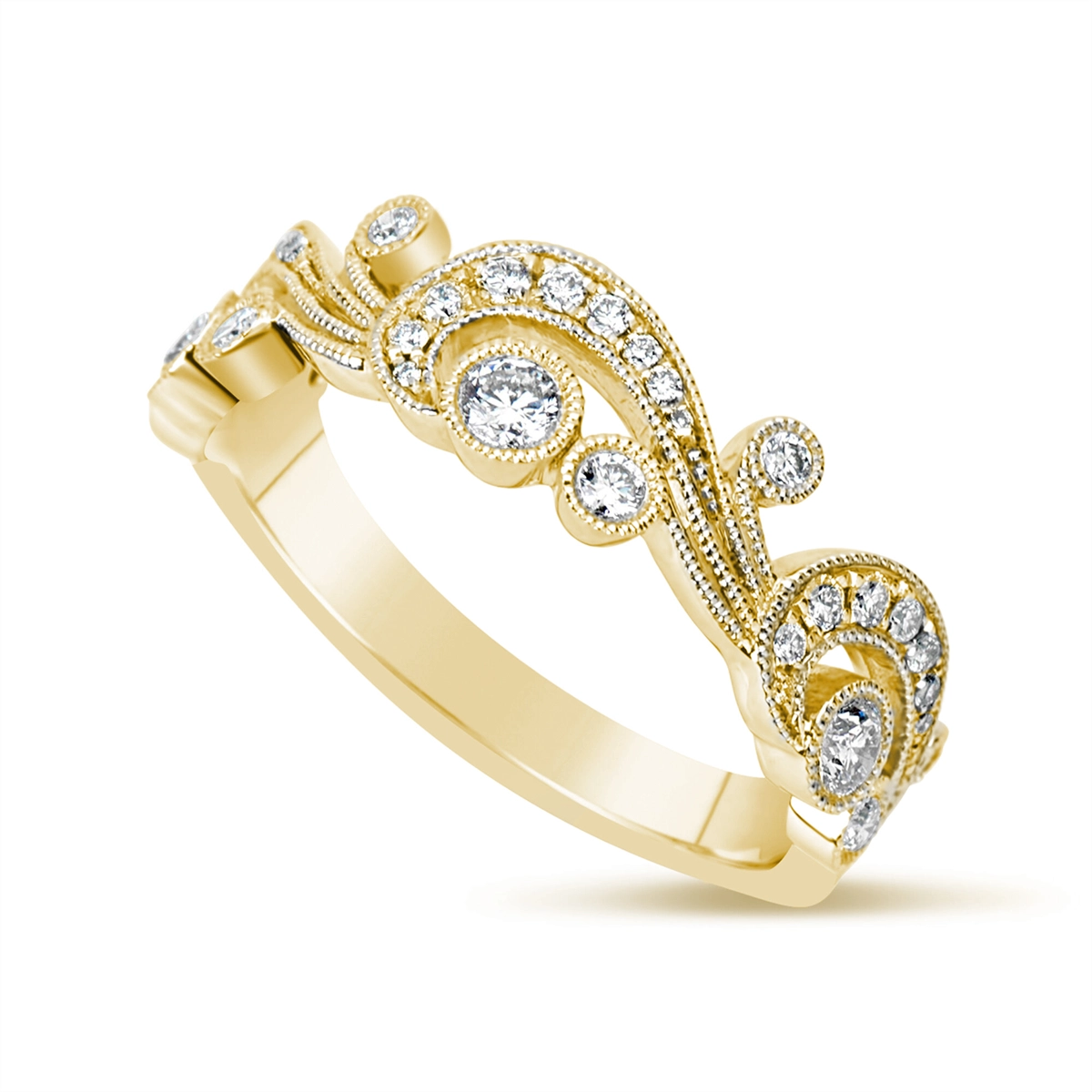 Wedding Bands Rings in Yellow Gold containing Diamond 398971