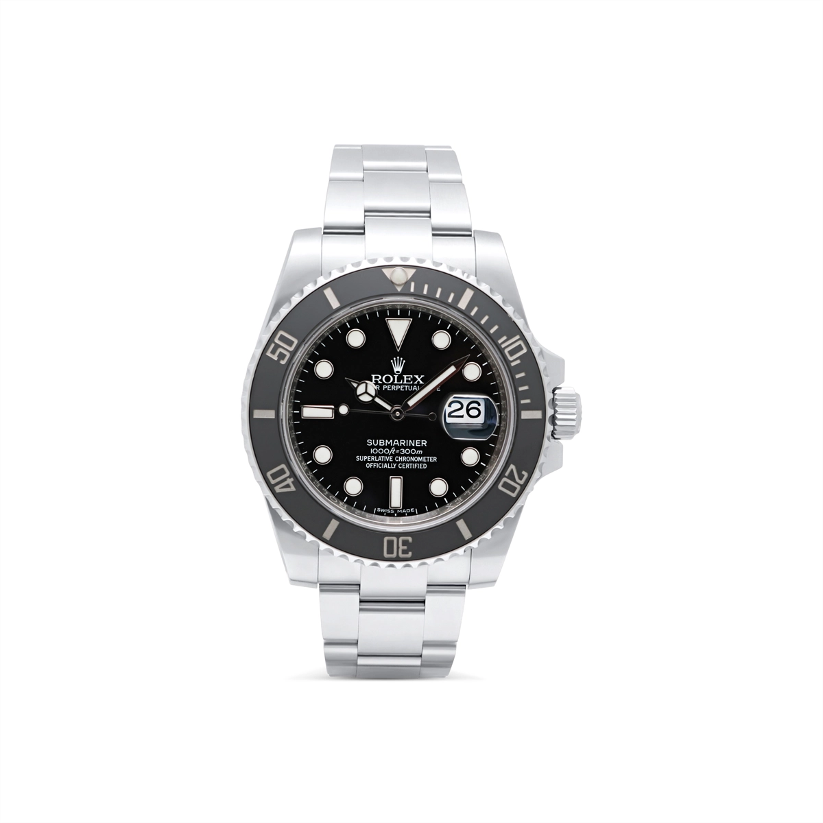 Preowned Rolex watch in Alternative Metals M116610LN-0001
