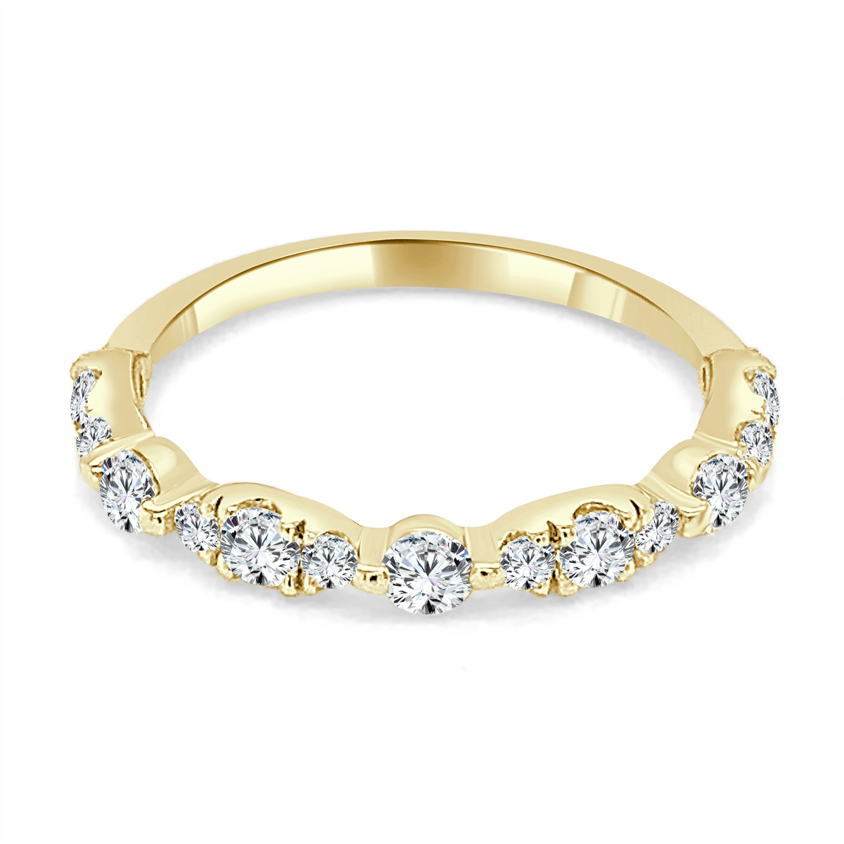 Wedding Bands Wedding Rings in Yellow Gold containing Diamond 399046