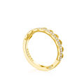 Tacori Wedding Rings in Yellow Gold containing Diamond 2674 B 1/2 Y