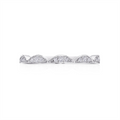 Tacori Wedding Rings in White Gold containing Diamond 2675 B 1/2 W