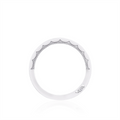 Tacori Wedding Rings in White Gold containing Diamond 2675 B 1/2 W