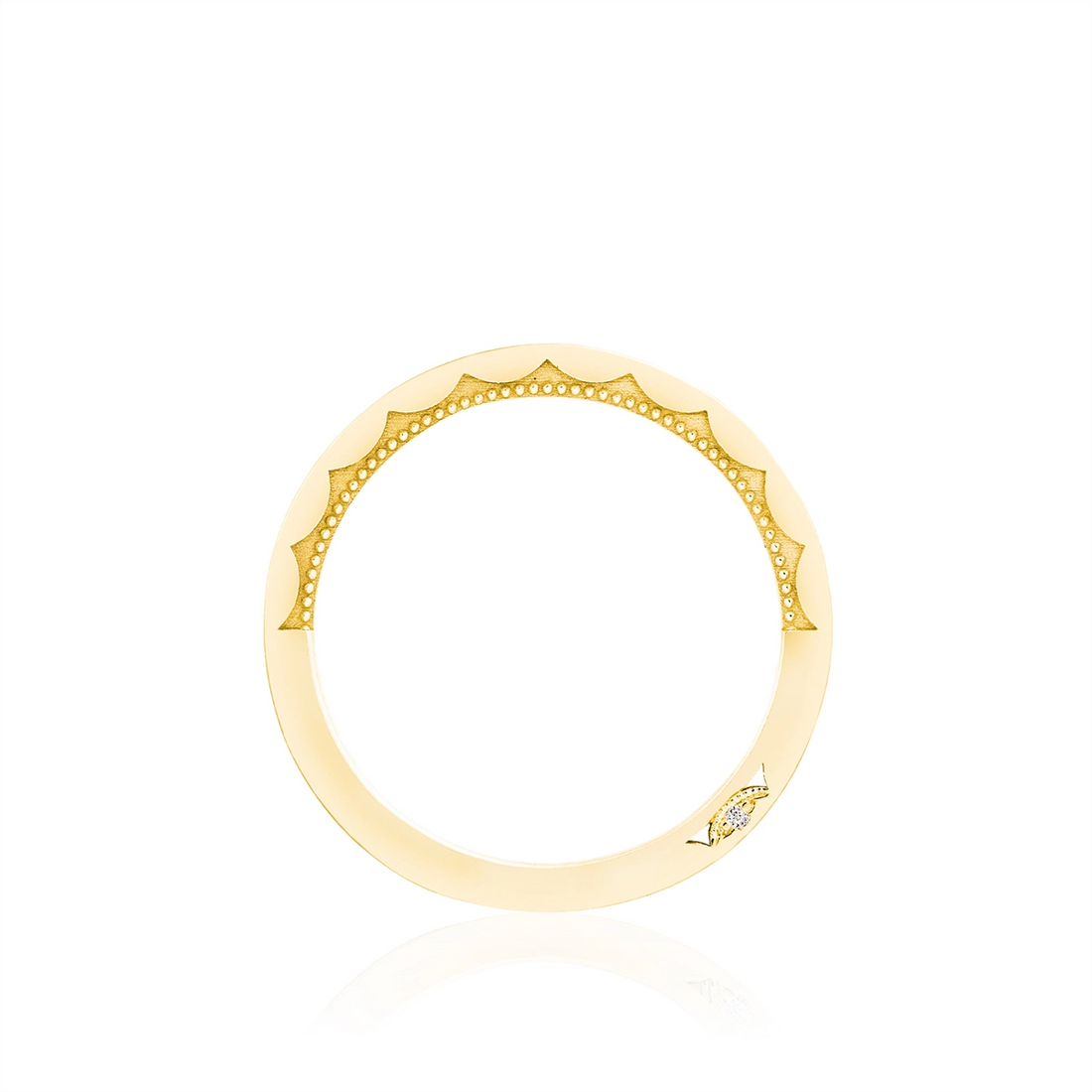 Tacori Wedding Rings in Yellow Gold containing Diamond 2675 B 1/2 Y