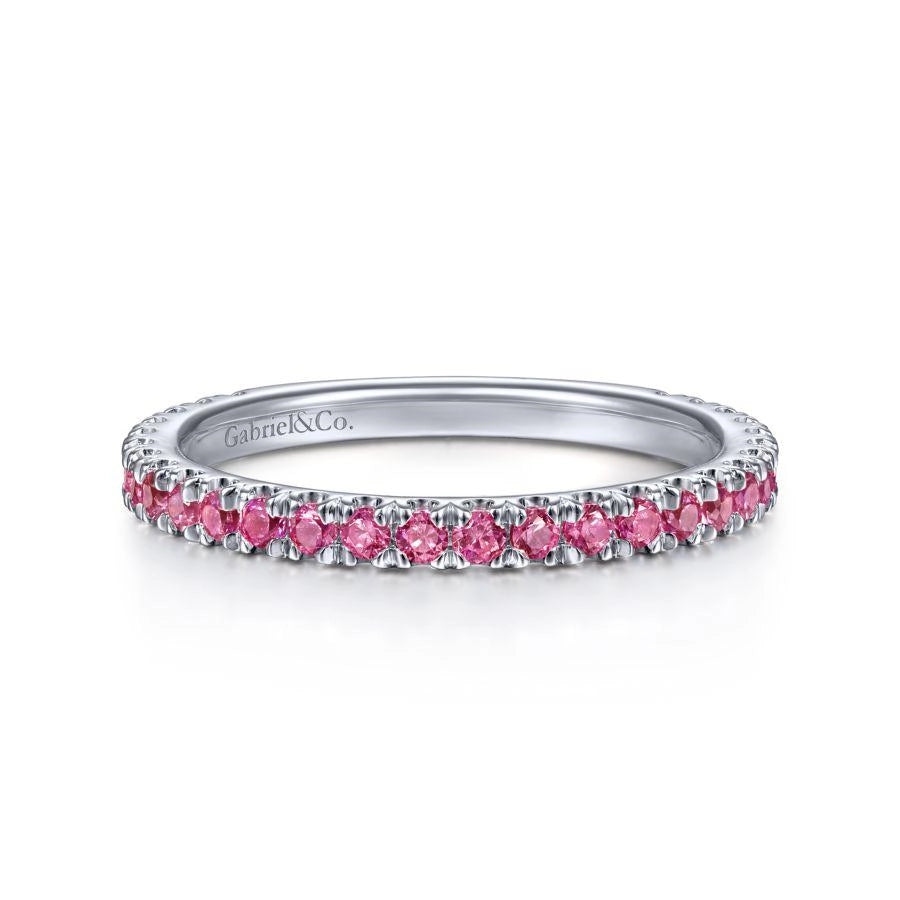 Gabriel & Co Rings in White Gold containing Ruby LR50889W4JRA