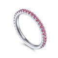Gabriel & Co Rings in White Gold containing Ruby LR50889W4JRA