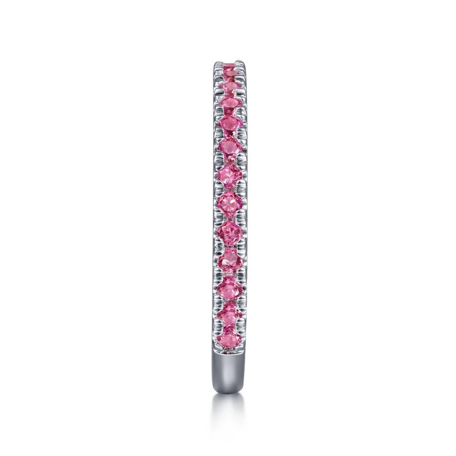 Gabriel & Co Rings in White Gold containing Ruby LR50889W4JRA