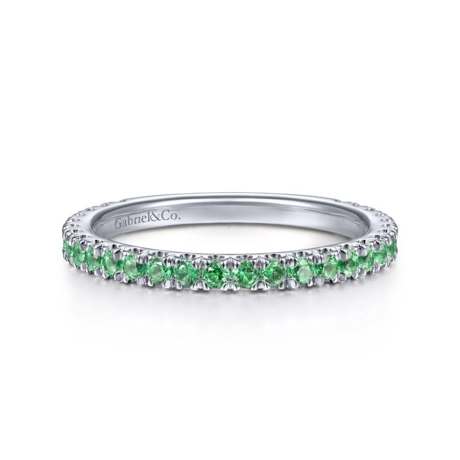 Gabriel & Co Rings in White Gold containing Emerald LR50889W4JEA