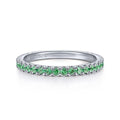 Gabriel & Co Rings in White Gold containing Emerald LR50889W4JEA
