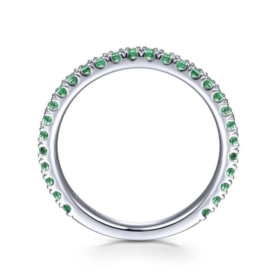 Gabriel & Co Rings in White Gold containing Emerald LR50889W4JEA