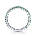 Gabriel & Co Rings in White Gold containing Emerald LR50889W4JEA