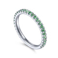 Gabriel & Co Rings in White Gold containing Emerald LR50889W4JEA