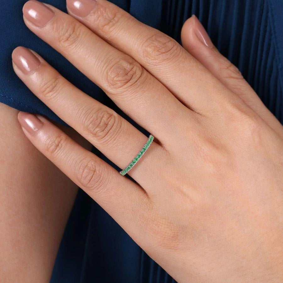 Gabriel & Co Rings in White Gold containing Emerald LR50889W4JEA