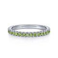 Gabriel & Co Rings in White Gold containing Peridot LR50889W4JPE