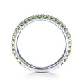 Gabriel & Co Rings in White Gold containing Peridot LR50889W4JPE