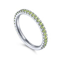 Gabriel & Co Rings in White Gold containing Peridot LR50889W4JPE