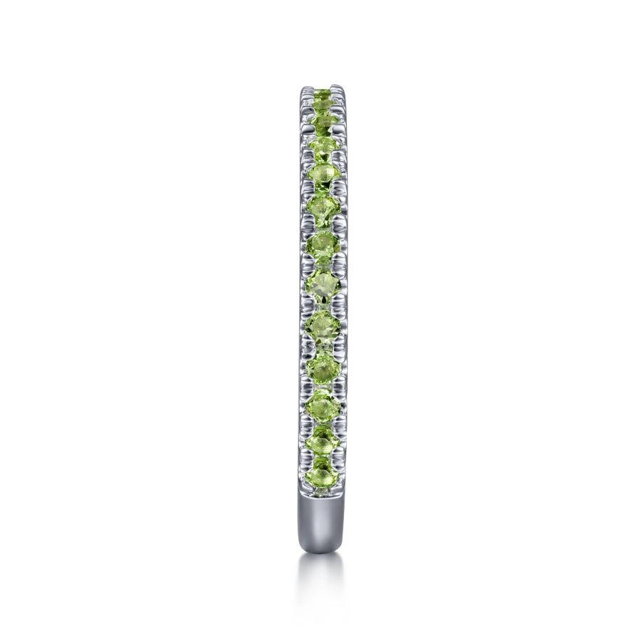 Gabriel & Co Rings in White Gold containing Peridot LR50889W4JPE