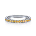 Gabriel & Co Rings in White Gold containing Citrine LR50889W4JCT