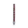 Gabriel & Co Rings in White Gold containing Garnet LR50889W4JGN
