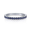 Gabriel & Co Rings in White Gold containing Sapphire LR50889W4JSA