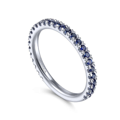 csv_image Gabriel & Co Ring in White Gold containing Sapphire LR50889W4JSA
