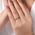 Gabriel & Co Rings in White Gold containing Sapphire LR50889W4JSA
