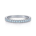 Gabriel & Co Rings in White Gold containing Blue topaz  LR50889W4JBT