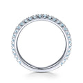 Gabriel & Co Rings in White Gold containing Blue topaz  LR50889W4JBT