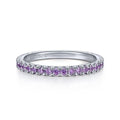 Gabriel & Co Rings in White Gold containing Amethyst LR50889W4JAM
