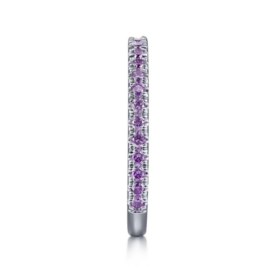 Gabriel & Co Rings in White Gold containing Amethyst LR50889W4JAM
