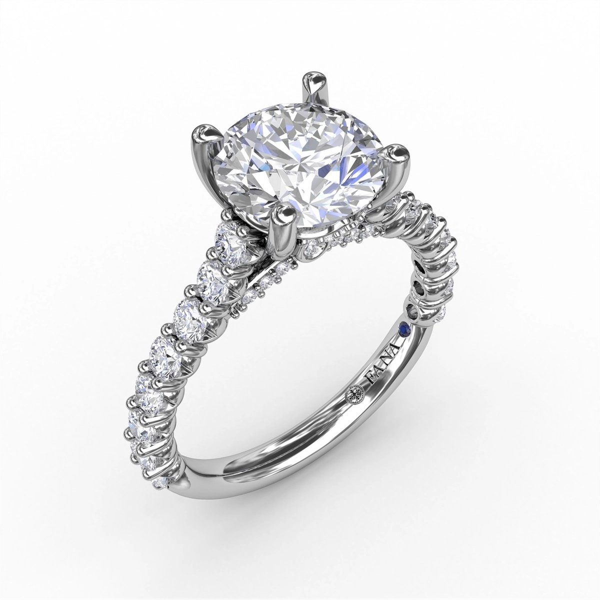 Fana Engagement Rings in White Gold containing Diamond S3219/WG