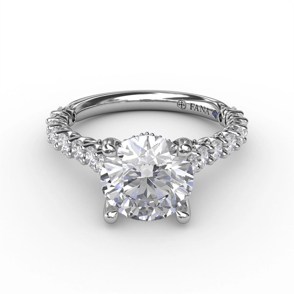 Fana Engagement Rings in White Gold containing Diamond S3219/WG