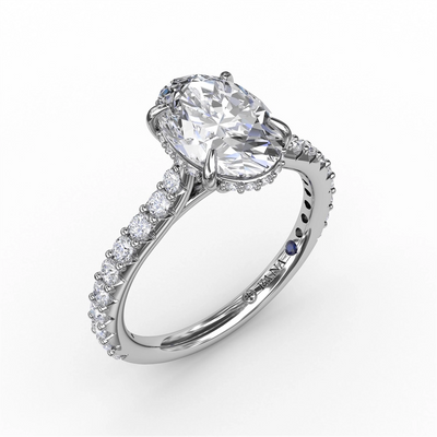 Fana Engagement Rings in White Gold containing Diamond S3241/WG