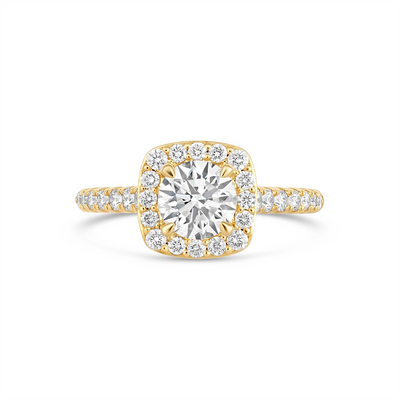 Fana Engagement Rings in Yellow Gold containing Diamond S3917/YG