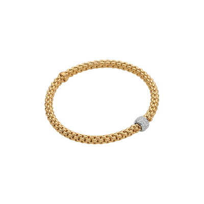 FOPE Bracelets in Yellow Gold containing Diamond 63406BX_PB_G_XBX_00M