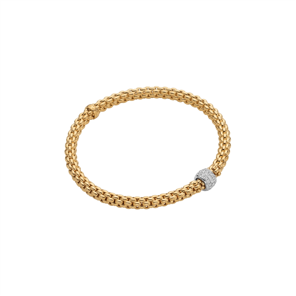 FOPE Bracelets in Yellow Gold containing Diamond 63406BX_PB_G_XBX_00M