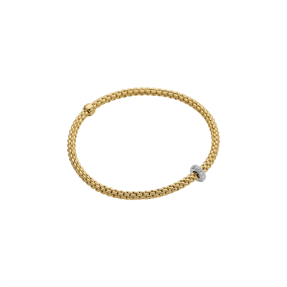 FOPE Bracelets in Mixed Metals containing Diamond 74508BX_BB_G_XBX_00M