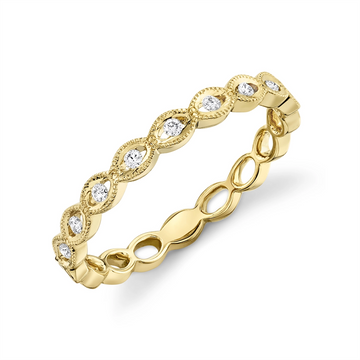 Wedding Bands Rings in Yellow Gold containing Diamond 399365