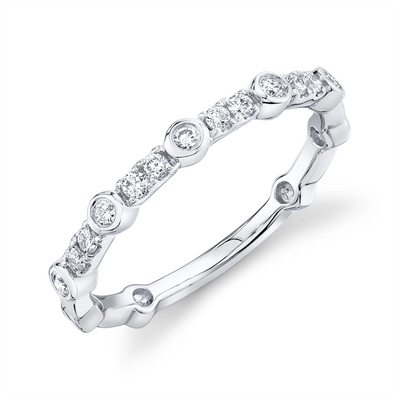Wedding Bands Wedding Rings in White Gold containing Diamond 399370